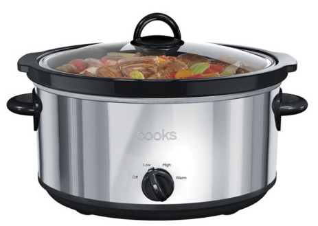 Cooks 6-Qt. Stainless Steel Slow Cooker