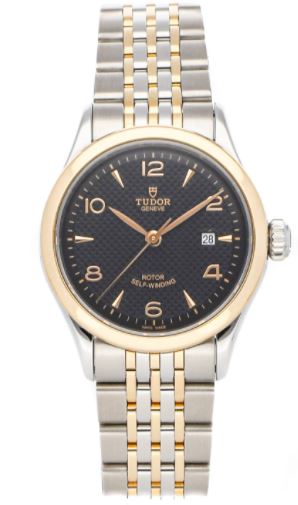 Tudor Glamour Date + Day Auto Steel Yellow Gold Men's Watch